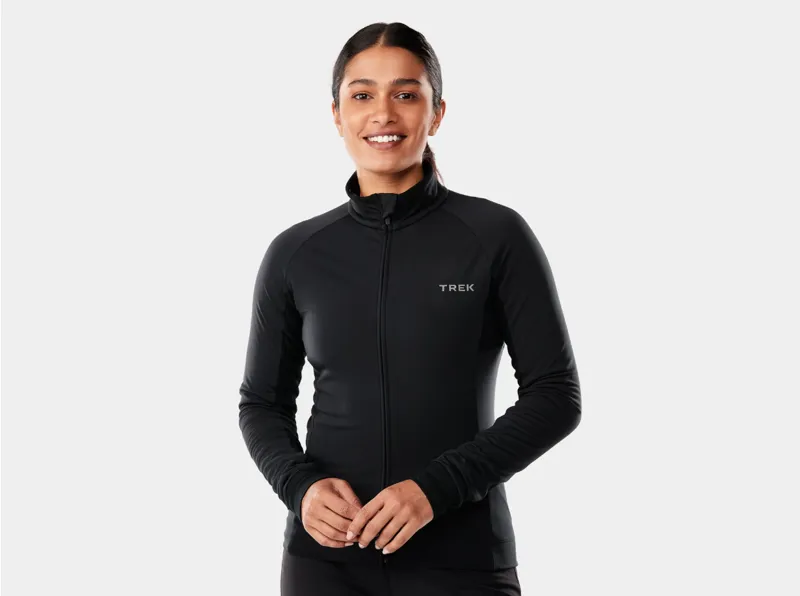 Trek Circuit Women's Thermal Long Sleeve Cycling Jersey in Black